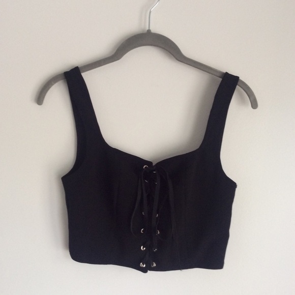 COPY - 2 Piece Front Lace Up Skirt and Crop Set - Picture 2 of 6